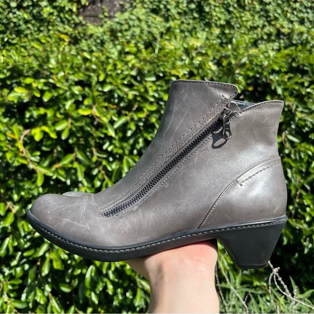Dansko Billie Ankle Boots EUR 39 US 8-8.5 Burnished Grey Nappa Leather Cottage